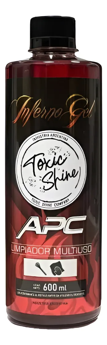 LIMPIADORES INFERNO GEL TOXIC SHINE 600ML