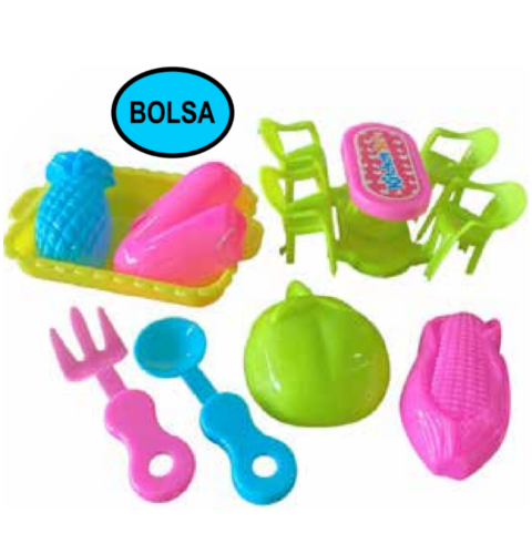 COMIDA - SET X 8 PCS C/ACC IJ1207-MRT857859