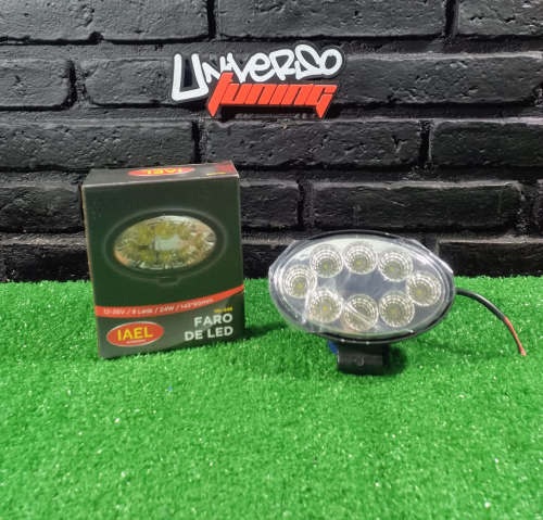 FARO LED OVALADO 24W 8 LEDS EPISTAR IAEL -24R