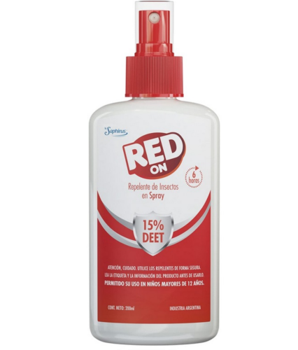 REPELENTE RED ON 6 HRS 15% 200ML