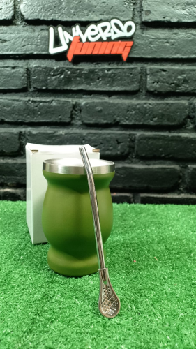 MATE ACERO 260ML BOMBILLA MELECH-485