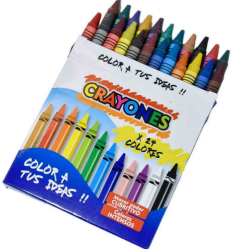 CRAYONES - COLORES X24 PCS IL0003