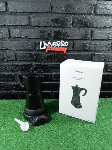 CAFETERA ELÉCTRICA ITALIANA SUONO NEGRO HOG0224