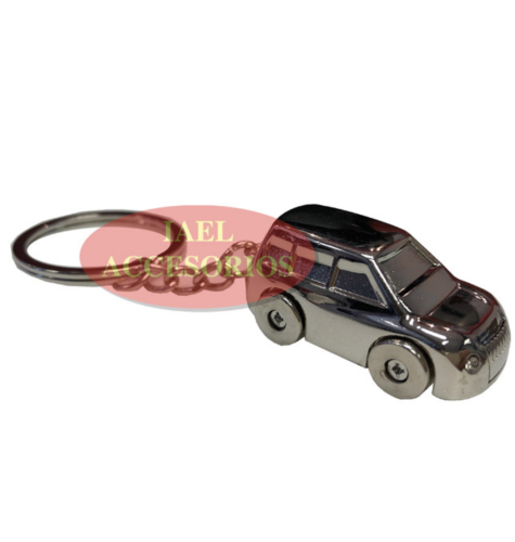 LLAVERO TUNING MOTIVO AUTO TURISMO, METALICO, CROMADO IAEL LV-006TC