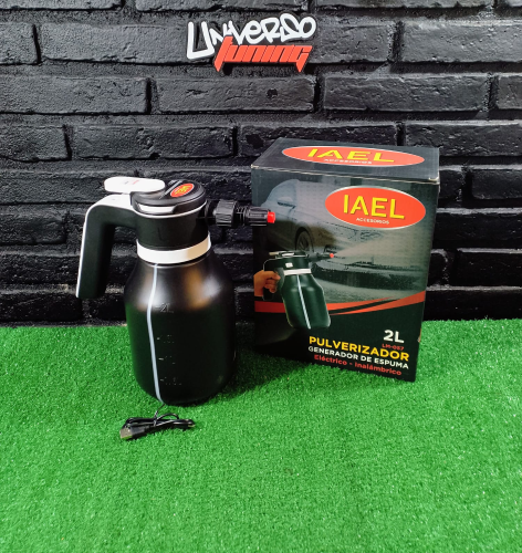 PULVERIZADOR ESPUMA ELECTRICO RECARGABLE USB, 2 LITROS IAEL LM-057