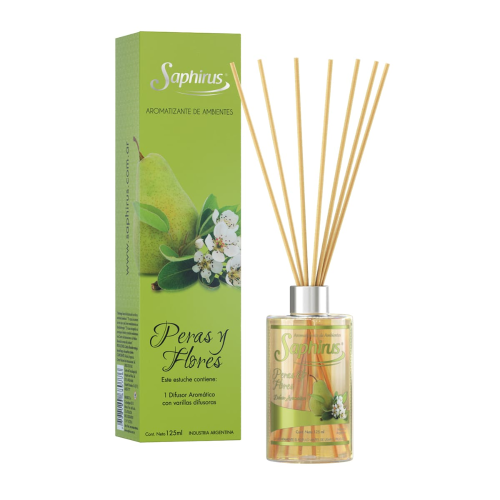 DIFUSOR AROMATICO SAPHIRUS PERAS Y FLORES