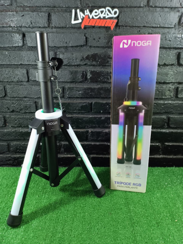 TRÍPODE LED EXTENSIBLE PARA PARLANTES · REGULABLE EN ALTURA NOGA TR100