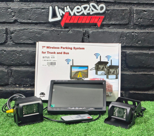 PANTALLA 7¨ CON 2 CAMARA INALAMBRICA HD INFINITY TECH BC09