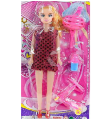 MUÑECA - C/ACC X 3 PCS MKK188916