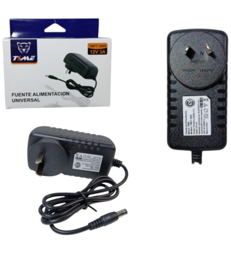 FUENTE ALIMENTACION UNIVERSAL 12V 3A TMFT3009