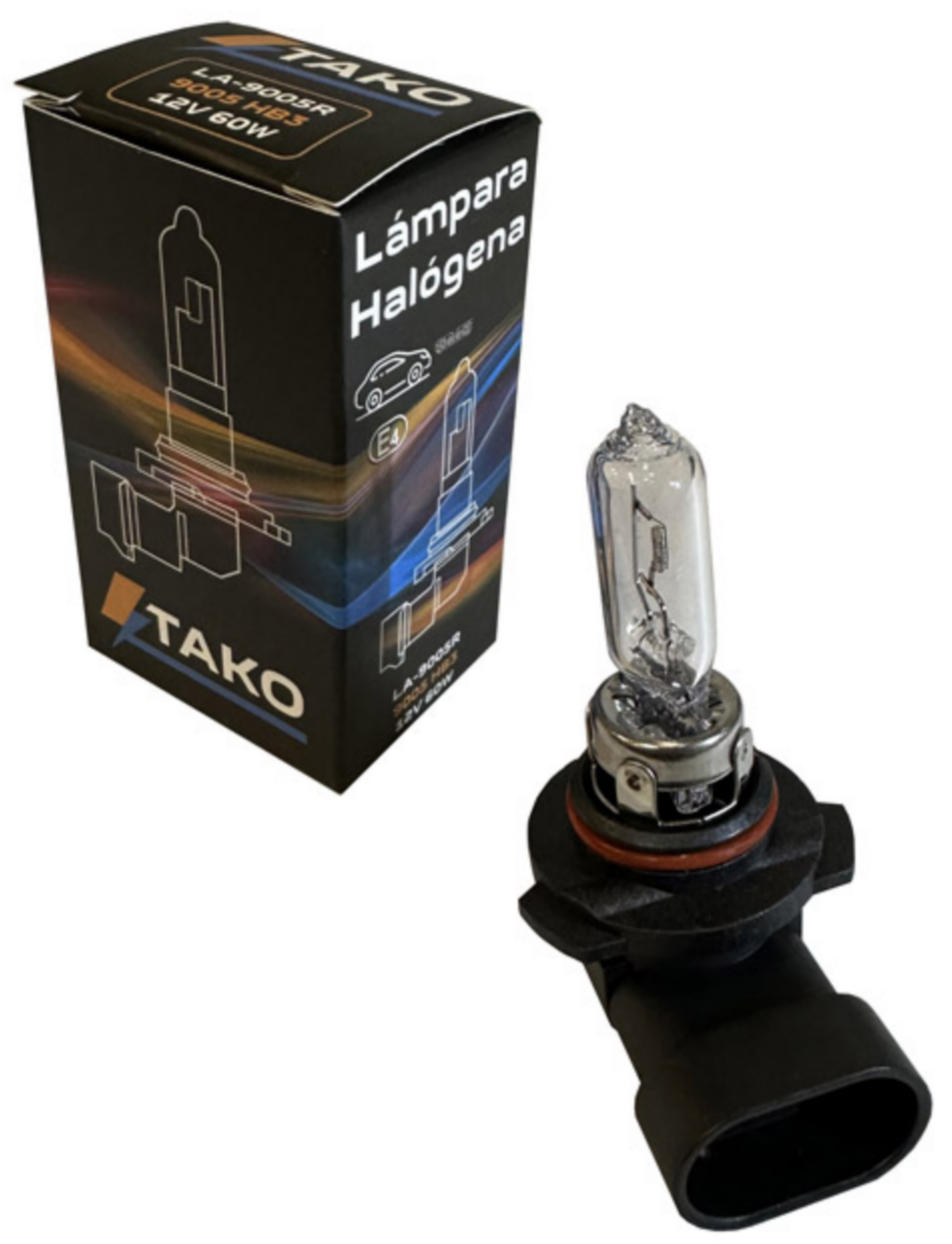 LAMPARA HB3 9005 60W 12V - TAKO LA-9005R