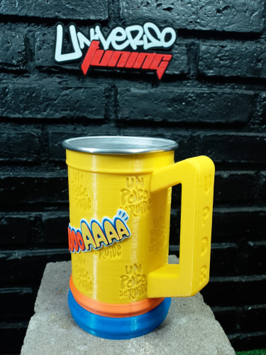 VASO JARRA 3D UN POCO DE RUIDO 1 LTR