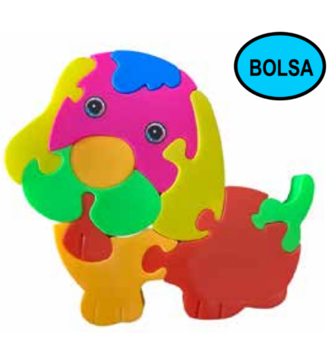 JUEGO - ROMPECABEZAS ENCASTRABLE X 10 PCS IJ1135/MKS870631-669564