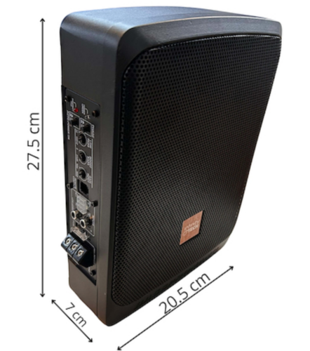 INFINITY TECH SUBWOOFER ACTIVO 6X9 PULGADAS DISEÑO SUPERSLIM 600W, AMPLIFICACIÓN BAJO ASIENTO IN-068