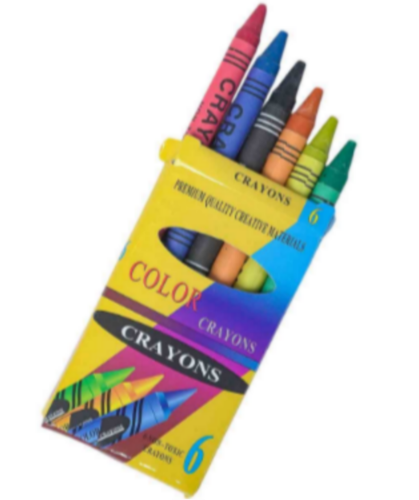 CRAYONES COLORES X6 PCS LA0014