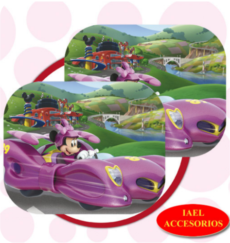 JGO. CORTINA DISNEY LATERAL PLEGABLE MINNIE, 44*38CM CO-141