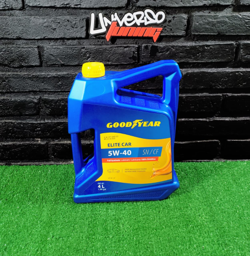 ACEITE MULTIGRADO GOODYEAR ELITE CAR 5W40 FULL SINTETICO 4 LITROS GY3135W4023004