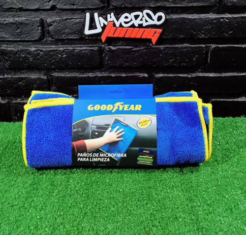 KIT 6PCS PAÑOS MICROFIBRA GOODYEAR 30X40CM GY-2879