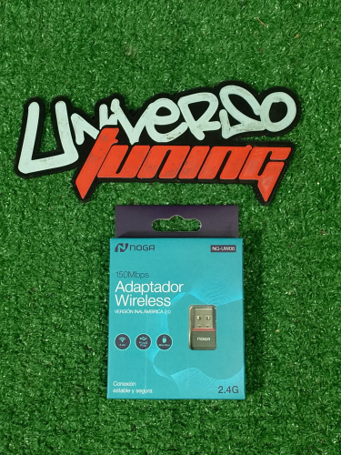 RECEPTOR ADAPTADOR NANO WI-FI VELOCIDAD DE TRANSFERENCIA 150 MBPS NOGA NG-UW06