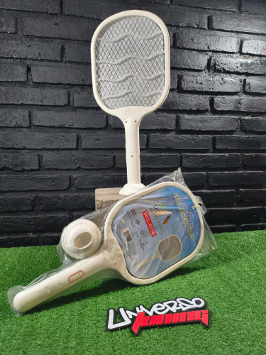 RAQUETA MATA MOSQUITO C/BASE Y CABLE USB CX-034-MKL-4998