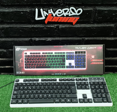 TECLADO CON CABLE GAMER RETROILUMINADO NKB-T100