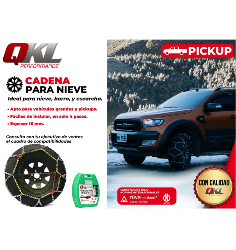 CADENA PARA NIEVE 16MM KB 39230 QKL AK13