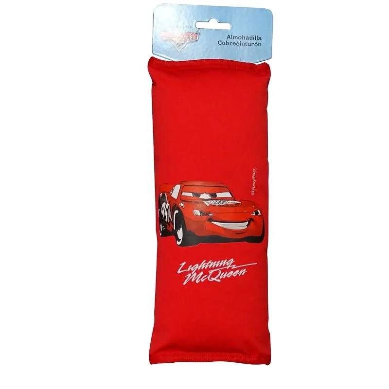 ALMOHADON CUBRE CINTURON DISNEY, 30X10CM, CARS CC-003CR