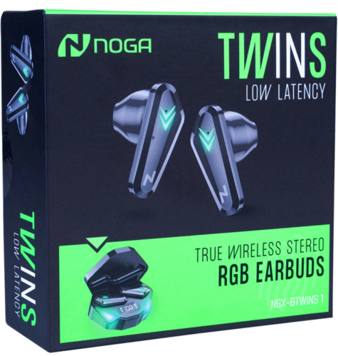 AURICULAR BT TWINS GAMING LOW LATENCY NOGA NGX-BTWINS1