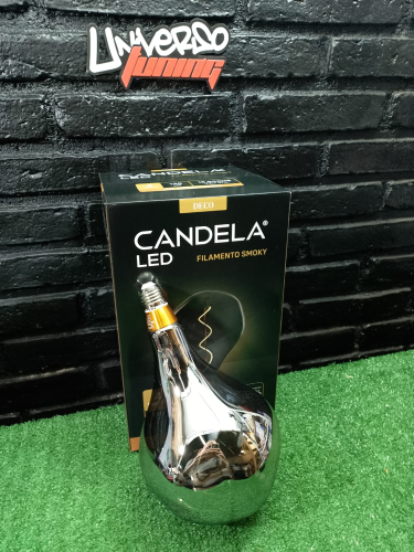 LAMPARA SMOKY BULBO IRREGULAR 4W CALIDA - MAXI CANDELA 7920