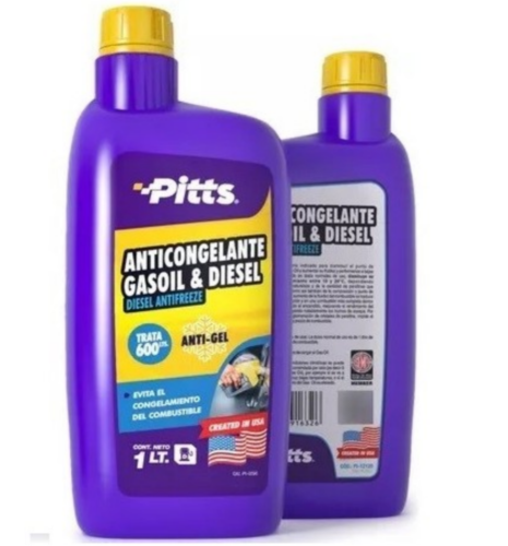 ANTICONGELANTE PARA GASOIL & DIESEL (DIESEL ANTIFREEZE) - 1 LITRO PITTS