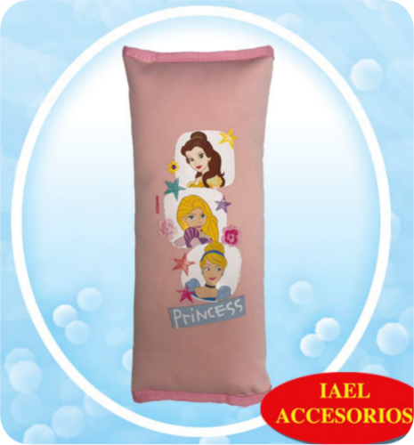 ALMOHADON CUBRE CINTURON DISNEY, 30X10CM, PRINCESAS CC-003PR