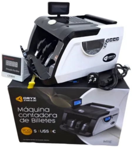 MAQUINA CONTADORA DE BILLETES TRIPLE VISOR ORYX M11E