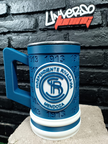 VASO JARRA 3D INDEPENDIENTE RIVADAVIA 1 LTR