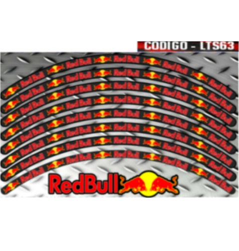 KIT LLANTAS LAMINADAS PARA AMBAS RUEDAS AMBOS LADOS REDBULL LTS63