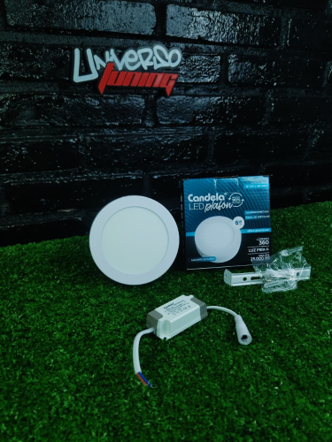 LED PLAFON SIDELIGHT REDONDO BASE 6W FRIA CANDELA 6829