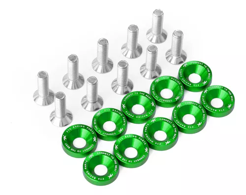 ARANDELAS ANODIZADAS C/ TORNILLO VERDE