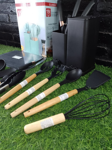 KIT DE UTENSILIOS DE COCINA 19PCS S-1161-01