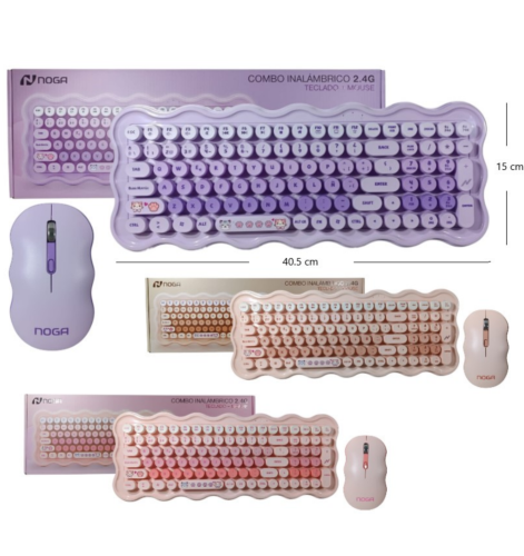 TECLADO + MOUSE INALAMBRICO NOGA NKB-9800
