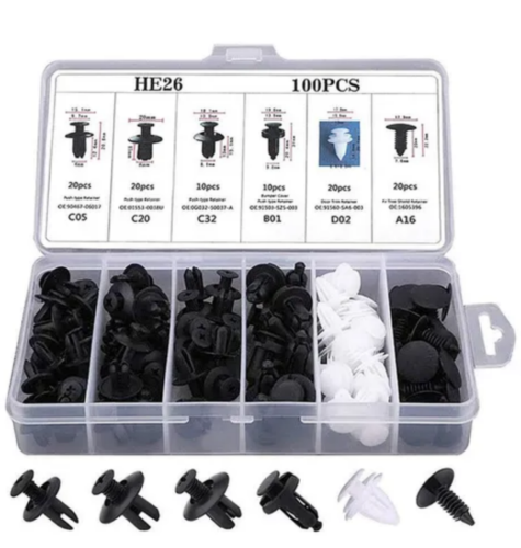 SET DE GRAMPAS/CLIPS 100 PCS