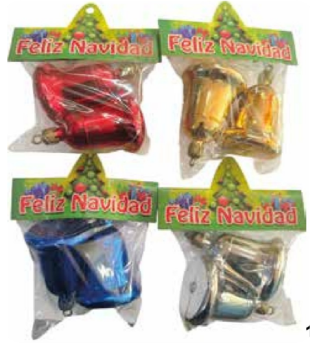 CAMPANA METALIZADA BOLSA X 2 IG7209