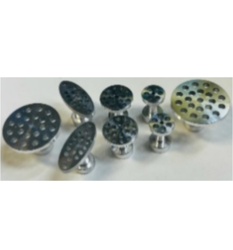 SET DE CHUPETAS ALUMINIO PARA PINZA SACABOLLO 8 PIEZAS