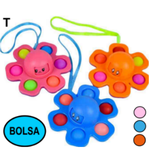 SPINNER - POP IT PULPO 9X9 CM