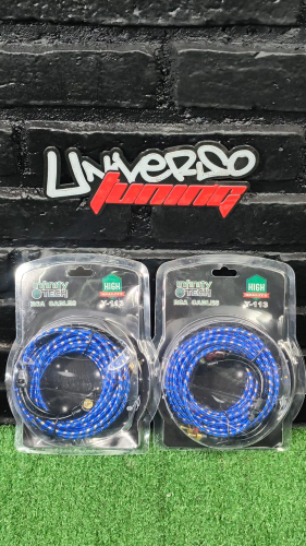 INFINITY TECH RCA CABLE RCA 2 MACHO A 2 TIPO MACHO, OD 6.0 PIN ORO, 5 METROS Y-113
