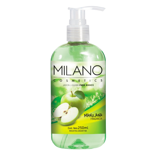 JABON LIQUIDO PARA MANOS MILANO MANZANA