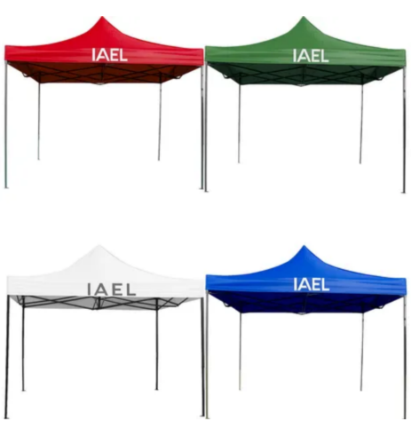 GAZEBO PLEGABLE 3X3MTS SIN PAREDES CON TECHO BLANCO CG-005B