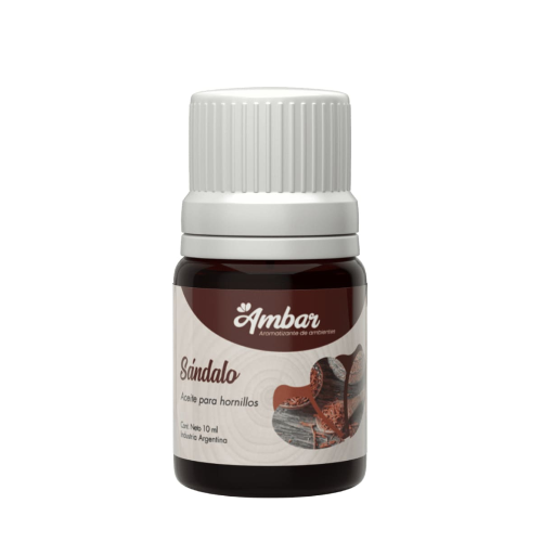 ACEITE PARA HORNILLOS AMBAR SANDALO