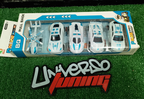 VEHICULO - POLICIA FRICCION X 5 PCS IJ0064/MKK763602