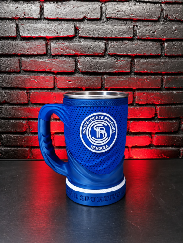 VASO JARRA 3D INDEPENDIENTE RIVADAVIA TIPO CAMISETA 600CC U3D0064