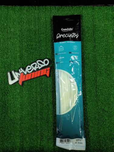 PRECINTO 4,8x450MM BLANCO CANDELA 7426
