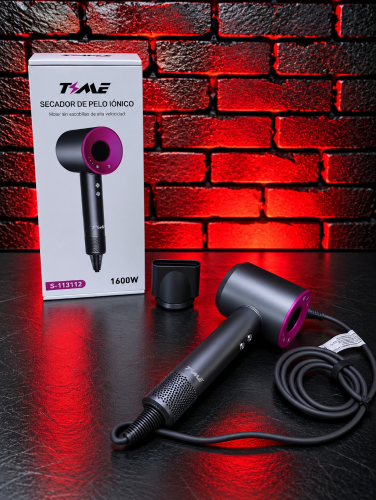 SECADOR DE PELO 1600W TIME S-113112